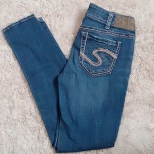 Silver jeans capris